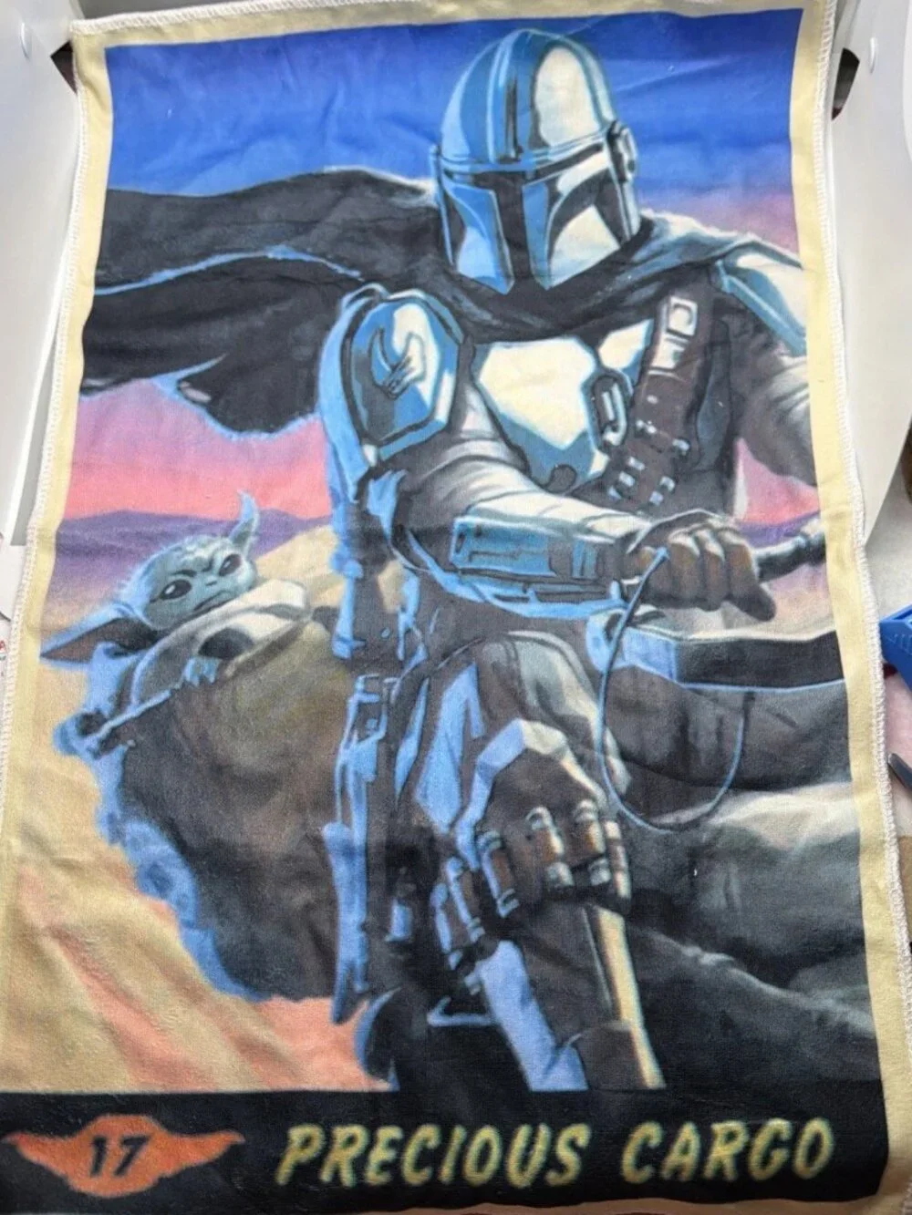 Star Wars CULTUREFLY Mandalorian Box KITCHEN TOWEL 